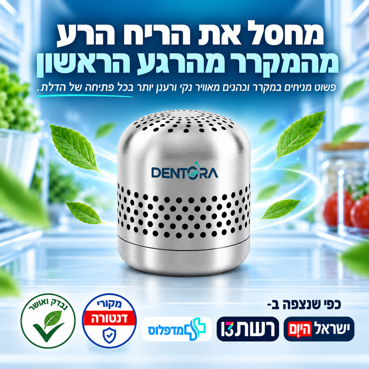 דנטורה – הפתרון המתקדם לנטרול ריחות במקרר